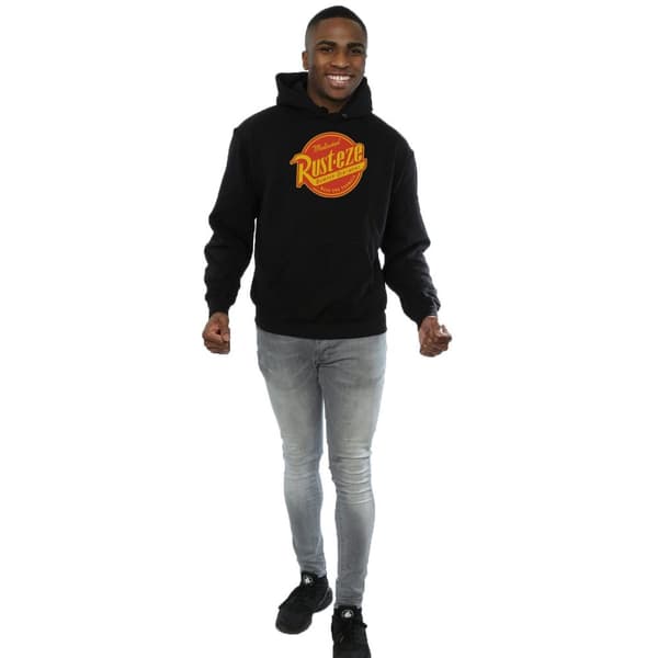 Disney Mens Cars Rust-Eze Logo Hoodie