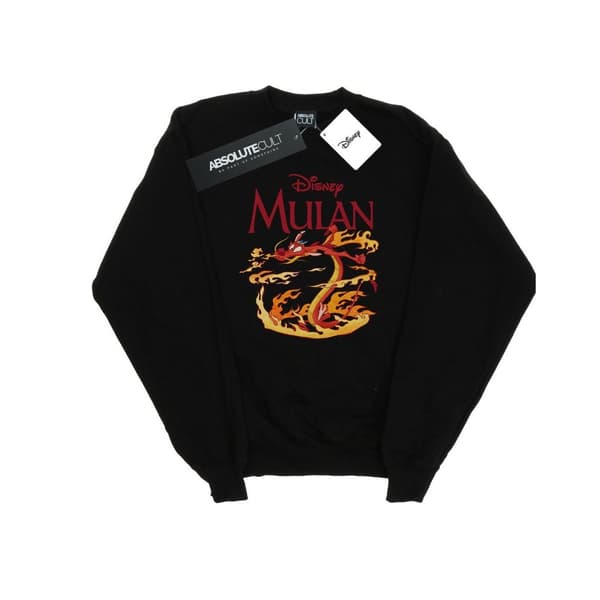 Disney Mulan Mushu Dragon Fire - Sweatshirt för flickor