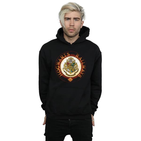 Harry Potter Mens Hogwarts Rail Hoodie