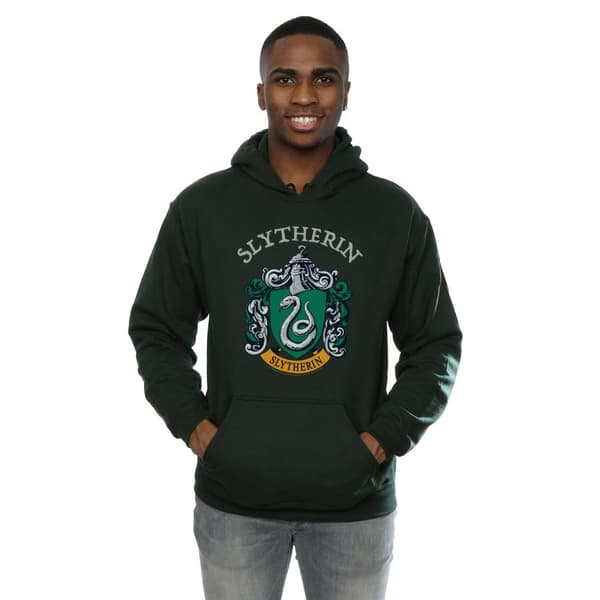 Harry Potter Slytherin Crest-hoodie för herrar