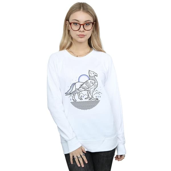 Harry Potter Womens/Ladies Buckbeak Line Art Sweatshirt