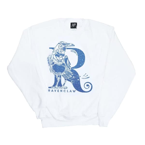 Harry Potter Womens/Ladies Ravenclaw Glitter Sweatshirt