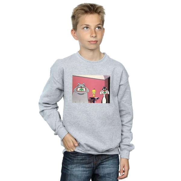 Looney Tunes Sweatshirt med julvykort för pojkar