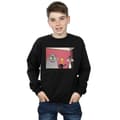 Miniatyrbild 2 av 3: Looney Tunes Sweatshirt med julvykort för pojkar