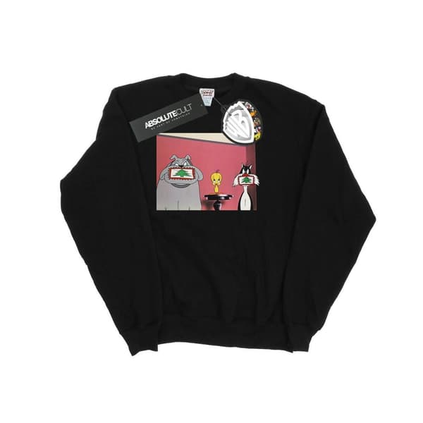 Looney Tunes Sweatshirt med julvykort för pojkar