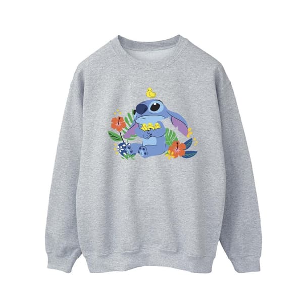 Disney Mens Lilo & Stitch Birds Sweatshirt