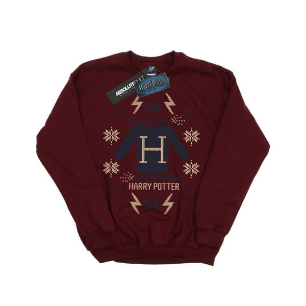 Harry Potter Girls Christmas Knit Sweatshirt