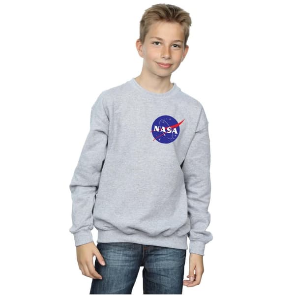 NASA Boys Classic Insignia Chest Logo Sweatshirt