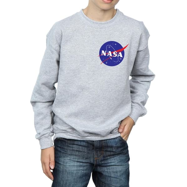 NASA Boys Classic Insignia Chest Logo Sweatshirt