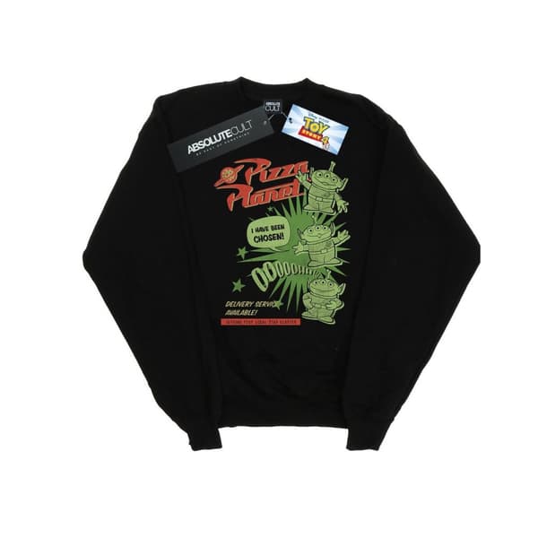 Disney Mens Toy Story 4 Pizza Planet Little Green Men Sweatshirt