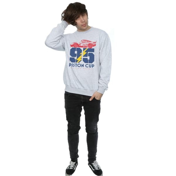 Disney Mens Cars Piston Cup 95 Sweatshirt