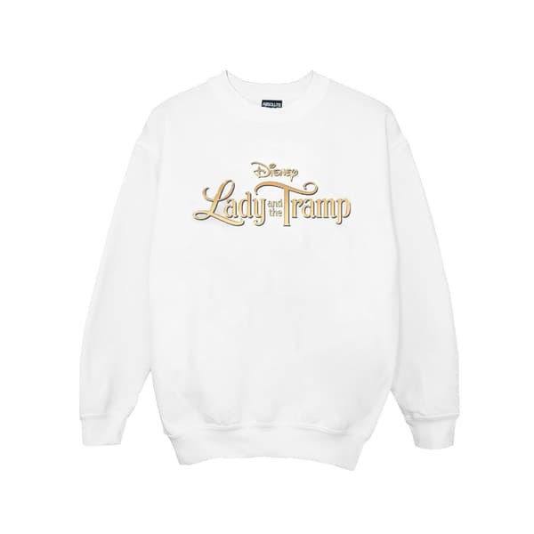 Disney Sweatshirt med klassisk logotyp från Lady And The Tramp för flickor