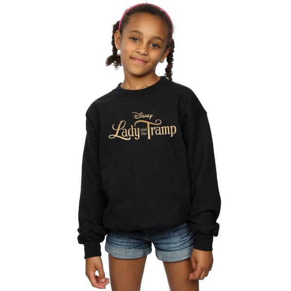 Disney Sweatshirt med klassisk logotyp från Lady And The Tramp för flickor