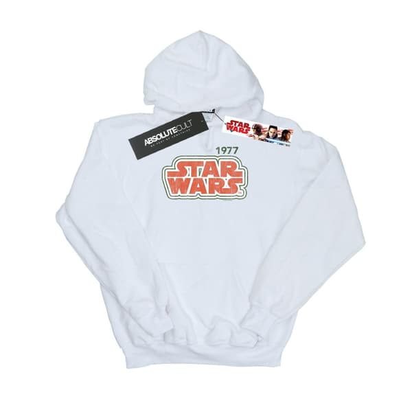 Star Wars Retro Outline-hoodie för herrar White L