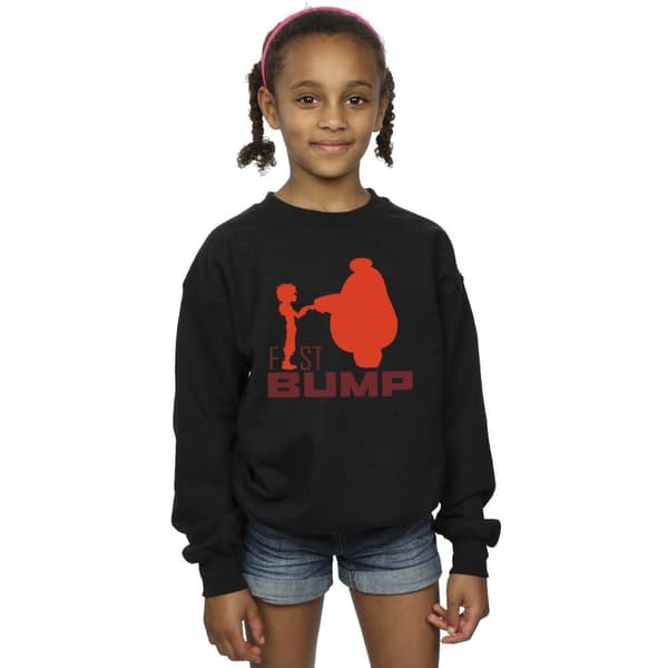 Disney Girls Big Hero 6 Baymax Fist Bump Cutout Sweatshirt