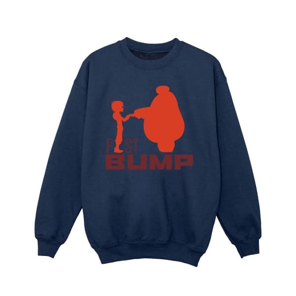Disney Girls Big Hero 6 Baymax Fist Bump Cutout Sweatshirt
