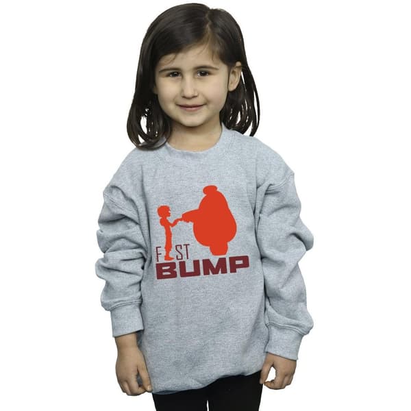 Disney Girls Big Hero 6 Baymax Fist Bump Cutout Sweatshirt