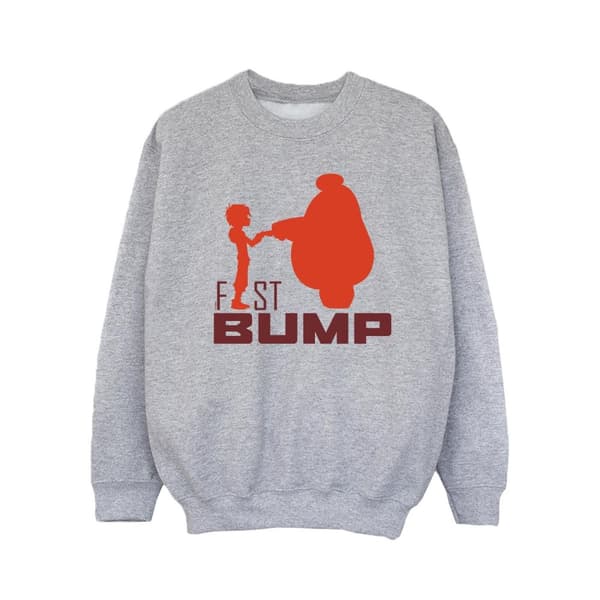 Disney Girls Big Hero 6 Baymax Fist Bump Cutout Sweatshirt
