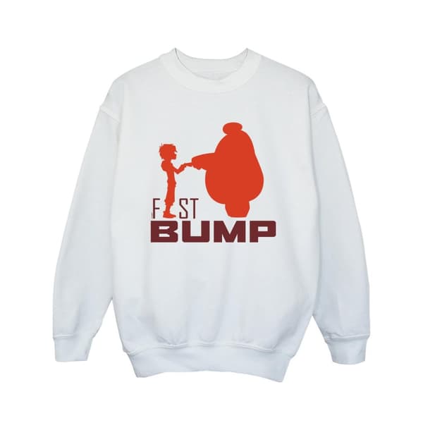 Disney Girls Big Hero 6 Baymax Fist Bump Cutout Sweatshirt