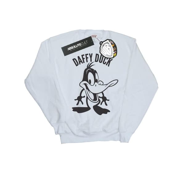 Looney Tunes Boys Daffy Duck Large Head Sweatshirt