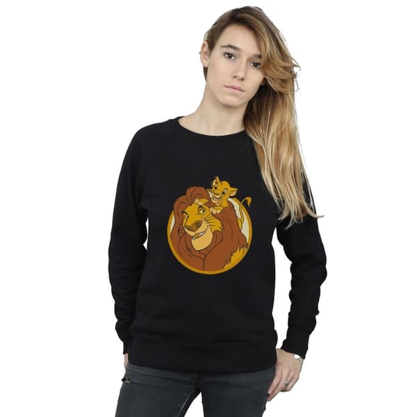Disney Womens/Ladies The Lion King Mufasa And Simba Sweatshirt