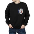 Miniatyrbilde 3 av 5: Looney Tunes Boys Pepe Le Pew Face Faux Pocket Sweatshirt