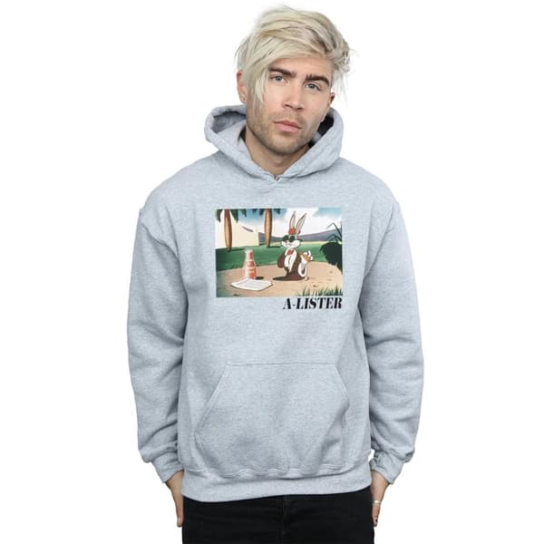 Looney Tunes Mens Bugs Bunny A-Lister Hoodie