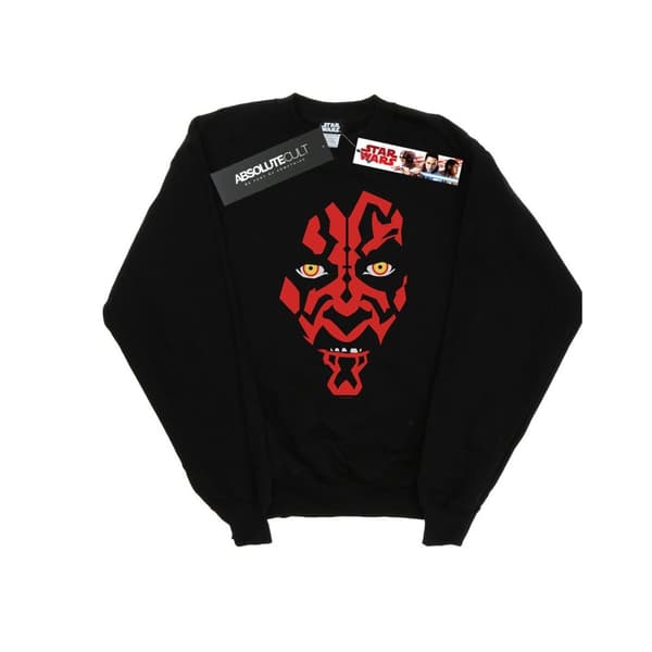 Star Wars Mens Darth Maul Face Sweatshirt
