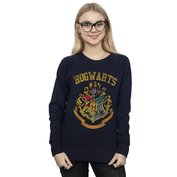 Harry Potter Womens/Ladies Hogwarts Varsity Sweatshirt