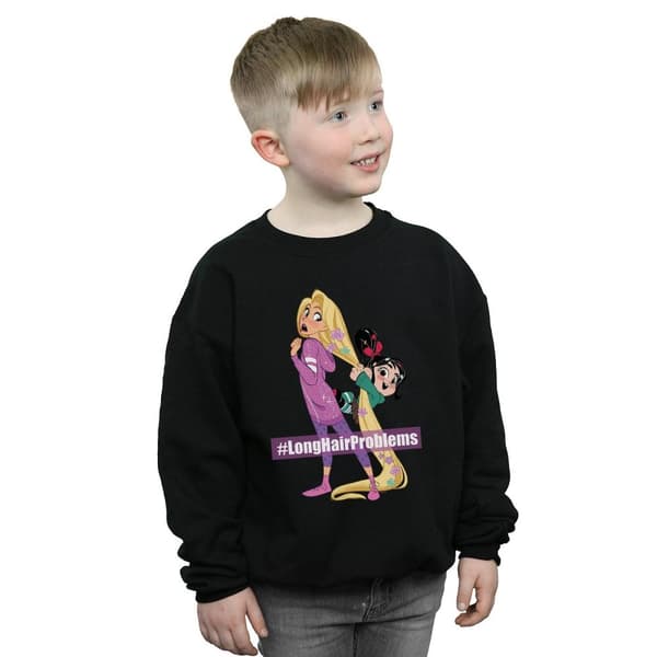 Disney Pojkar Wreck It Ralph Rapunzel och Vanellope Sweatshirt