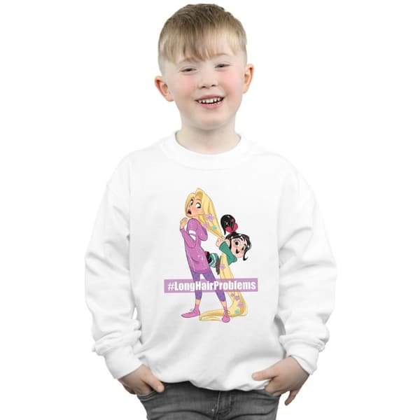 Disney Pojkar Wreck It Ralph Rapunzel och Vanellope Sweatshirt