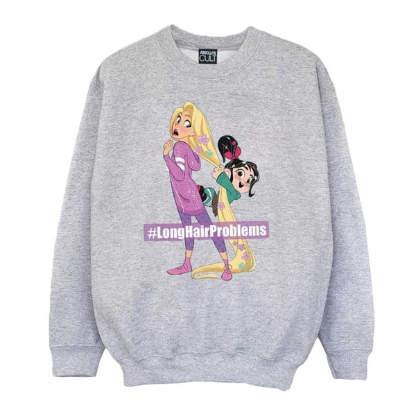 Disney Pojkar Wreck It Ralph Rapunzel och Vanellope Sweatshirt