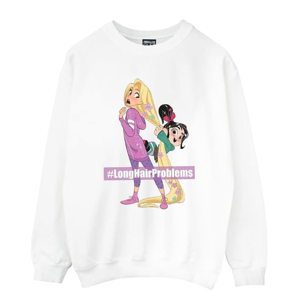 Disney Pojkar Wreck It Ralph Rapunzel och Vanellope Sweatshirt