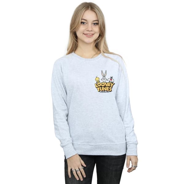 Looney Tunes Sweatshirt med fuskficka från Group för damer/damer