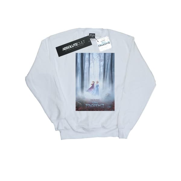 Disney Girls Frozen 2 Movie Poster Sweatshirt White 3-4 Years