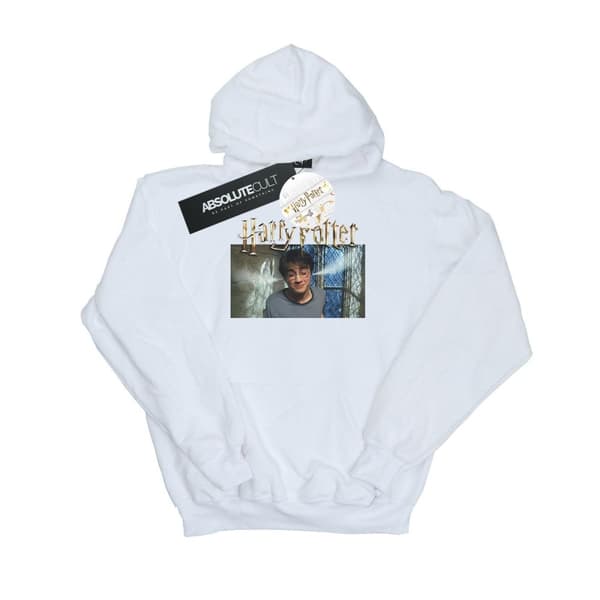 Harry Potter Mens Steam Ears Hoodie White S
