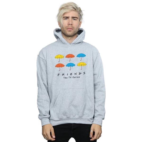 Friends Mens Coloured Umbrellas Hoodie