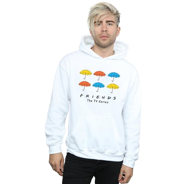 Friends Mens Coloured Umbrellas Hoodie