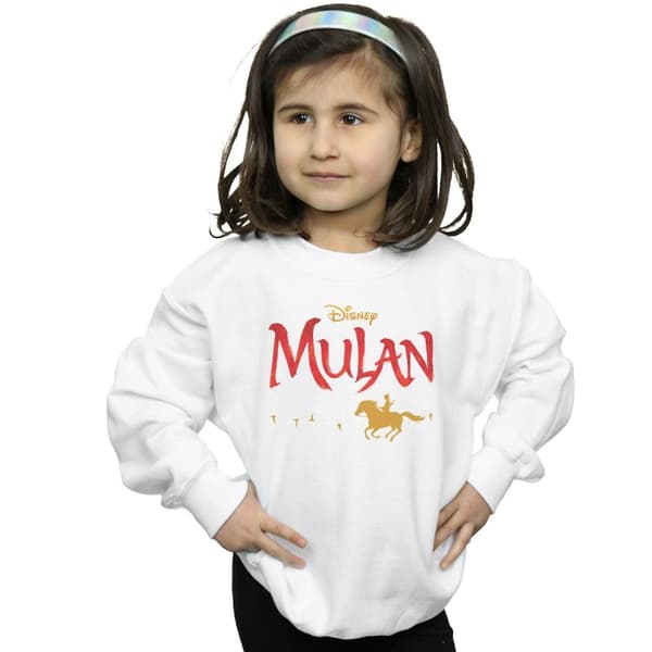 Disney Girls Mulan Movie Logo Sweatshirt