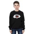 Miniatyrbillede 2 af 3: Disney Boys Mickey Mouse Heart Hands Sweatshirt