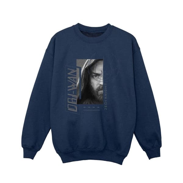 Star Wars Girls Obi-Wan Kenobi Jedi SciFi Collage Sweatshirt