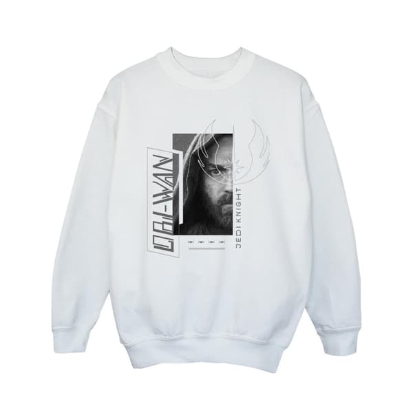 Star Wars Girls Obi-Wan Kenobi Jedi SciFi Collage Sweatshirt
