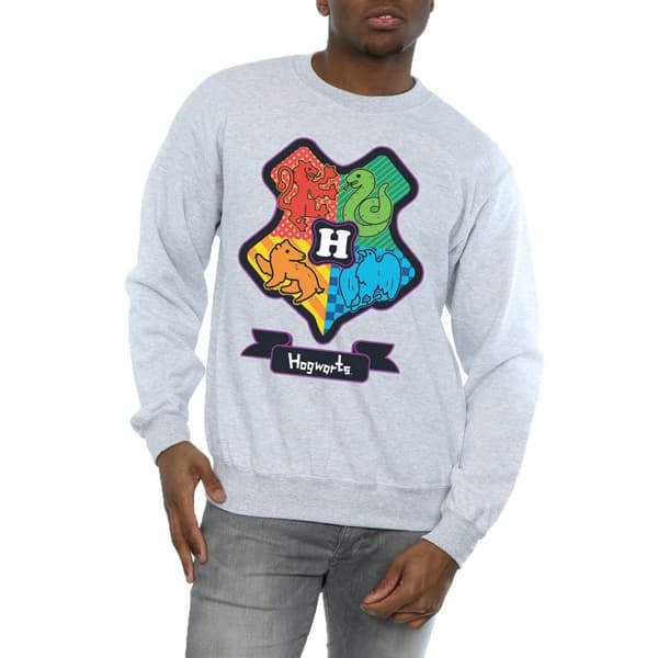 Harry Potter Mens Hogwarts Junior Crest Sweatshirt