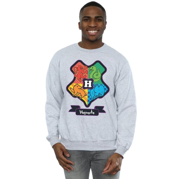 Harry Potter Mens Hogwarts Junior Crest Sweatshirt