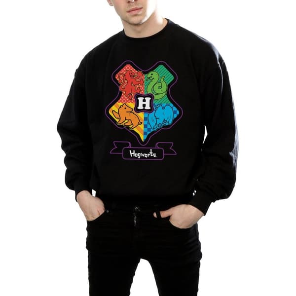 Harry Potter Mens Hogwarts Junior Crest Sweatshirt