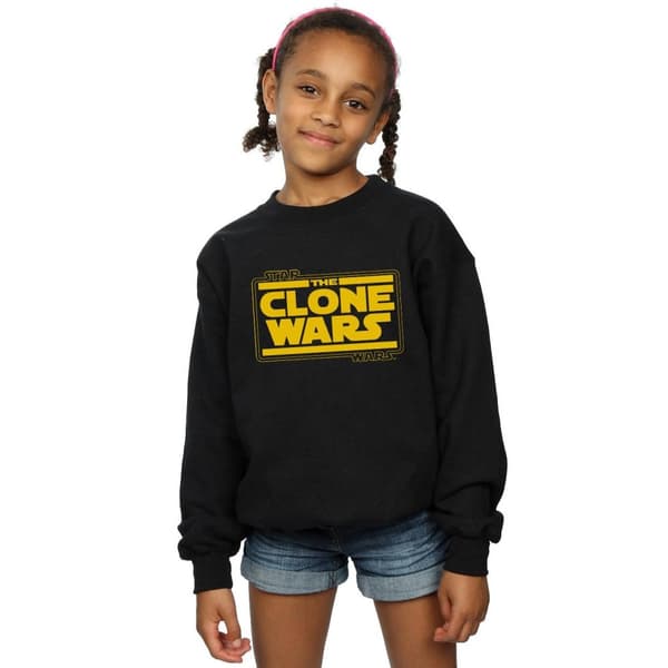 Star Wars Girls Clone Wars Logo Sweatshirt