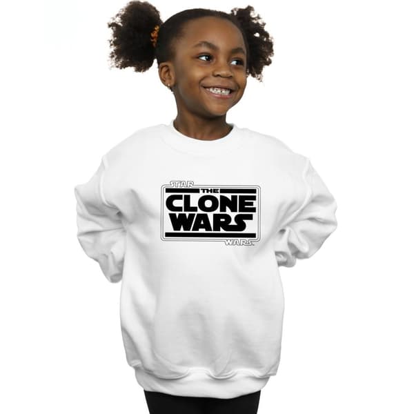 Star Wars Girls Clone Wars Logo Sweatshirt
