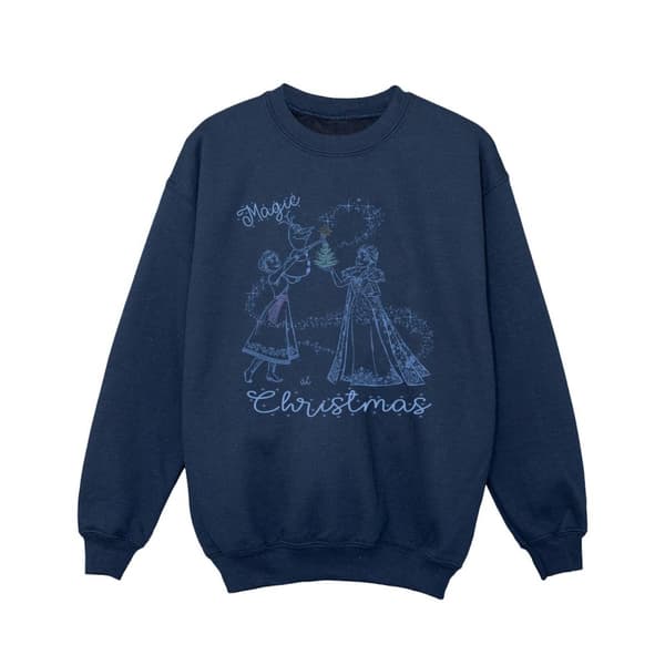 Disney Girls Frozen Magic Christmas Sweatshirt