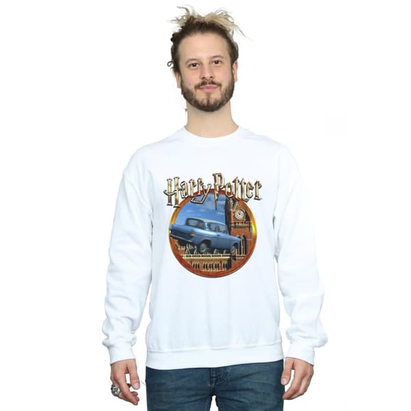Harry Potter Mens Flying Car Sweatshirt
