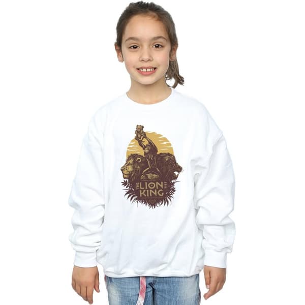 Disney Girls Lejonkungen Film Soluppgång Collage Sweatshirt